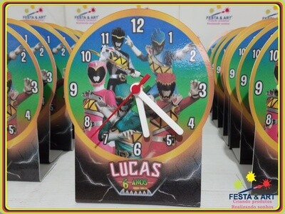 Relógio Premium - power rangers