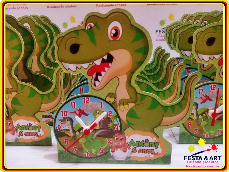 Relógio corte especial - Dinossauros Baby
