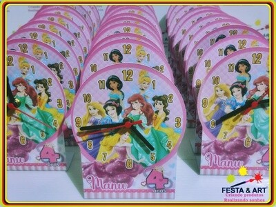 Relógio Premium - Princesas
