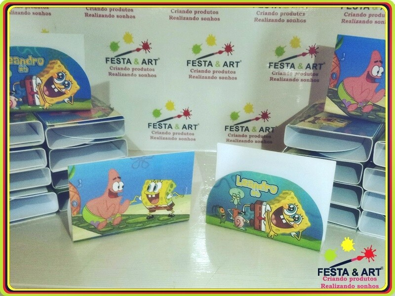 Porta Guardanapos - Bob Esponja