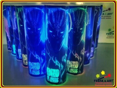 Luminária centro de mesa -  Pantera Negra