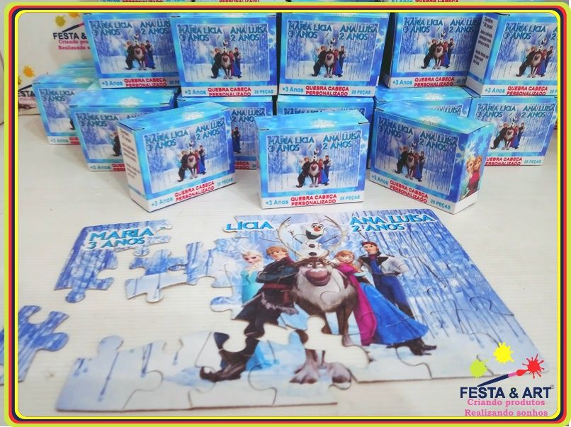Quebra cabeça 28 peças - Frozen