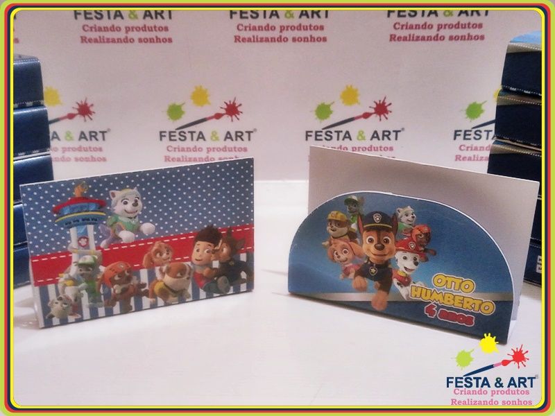 Porta Guardanapos - Patrulha canina