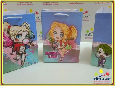 Sacola Personalizada - Arlequina