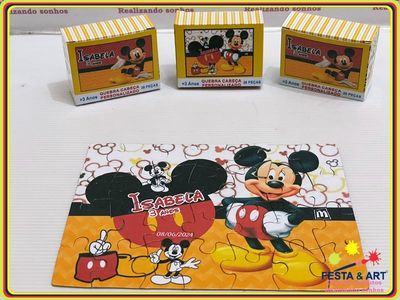 Quebra cabeça 28 peças - Mickey