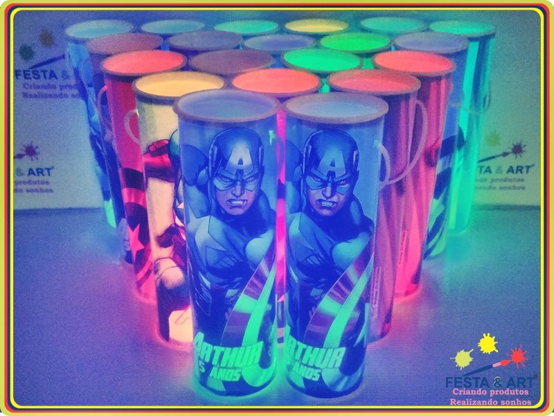 Luminária centro de mesa - Capitão América