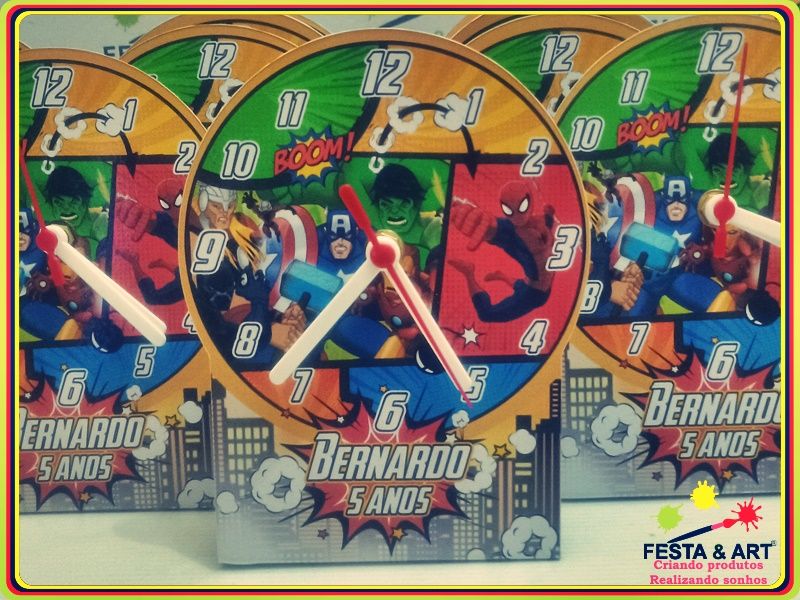 Relógio Premium - Vingadores