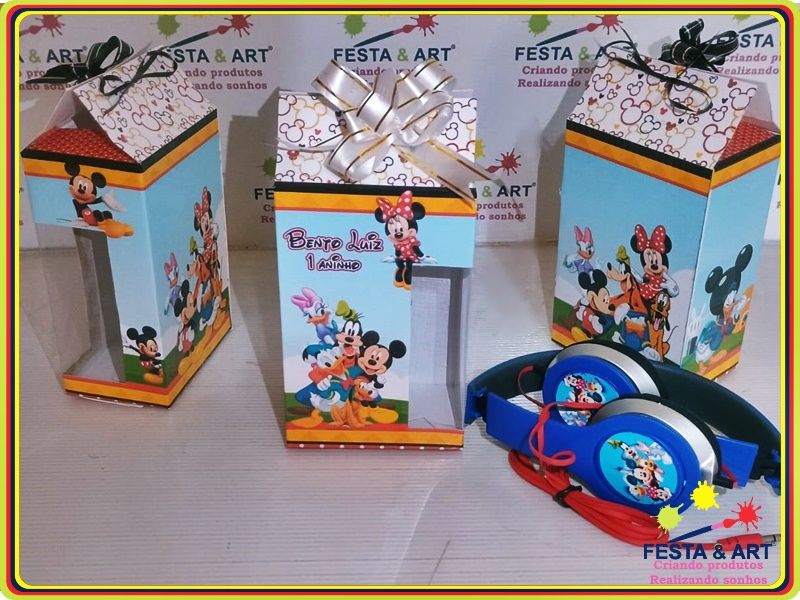 Fone de ouvido Personalizado - Mickey