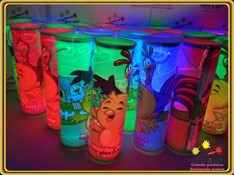 Luminária centro de mesa -  Galinha pintadinha