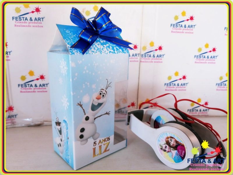 Fone de ouvido Personalizado - Frozen