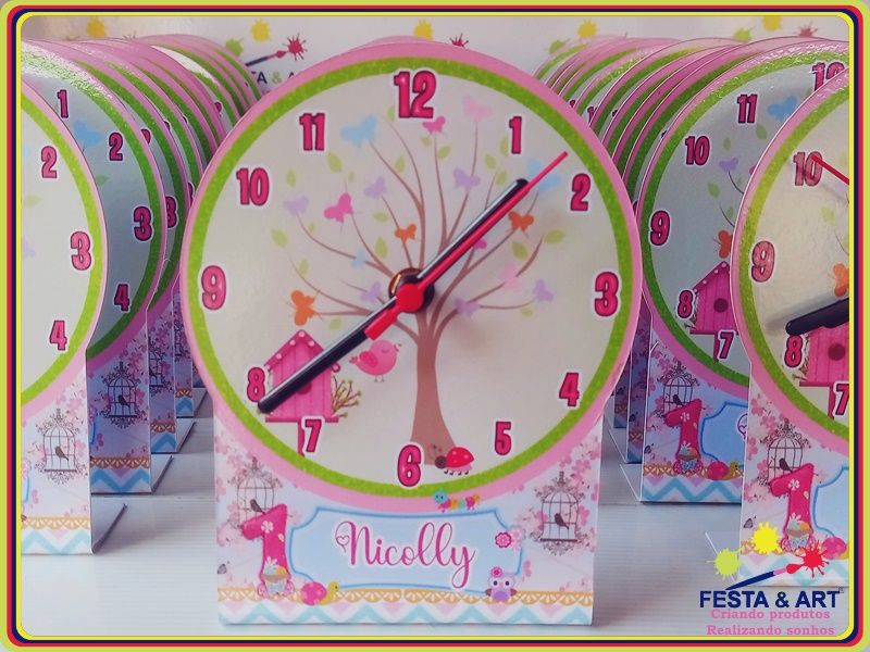 Relógio Premium - Jardim encantado