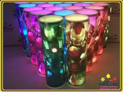 Luminária centro de mesa -  Homem de ferro