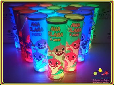 Luminária centro de mesa - Baby shark