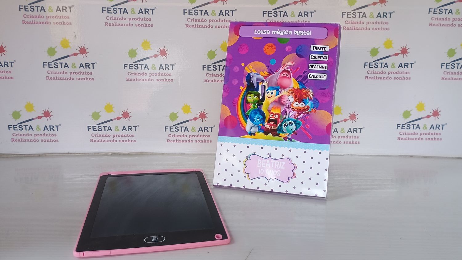 Lousa mágica digital personalizada - Divertidamente