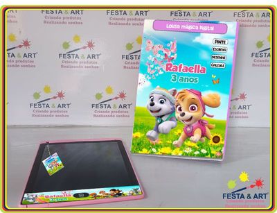 Lousa mágica digital personalizada - Patrulha Canina