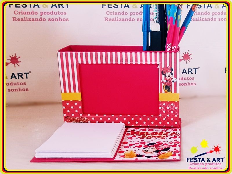 Porta foto e recado - Minnie