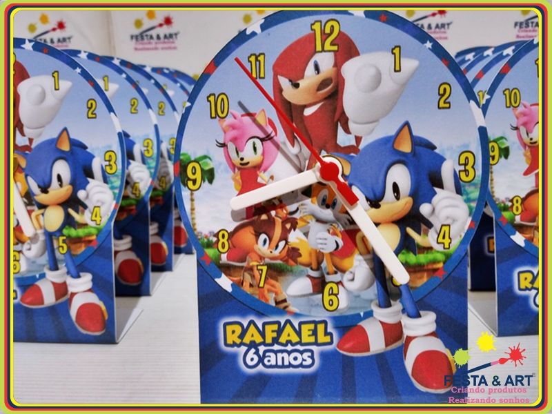 Relógio Premium - Sonic