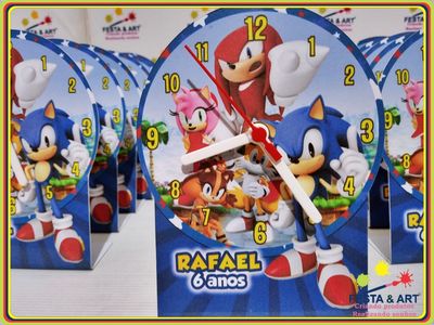 Relógio Premium - Sonic