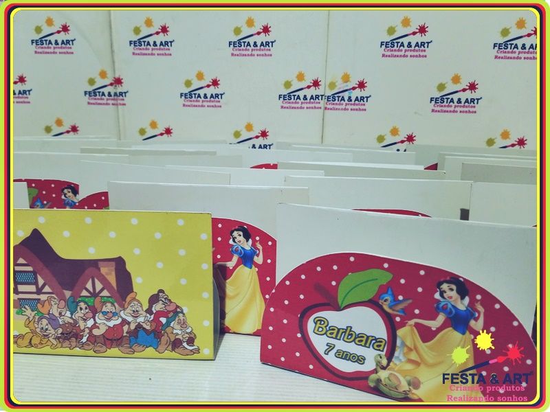 Porta Guardanapos - Branca de neve