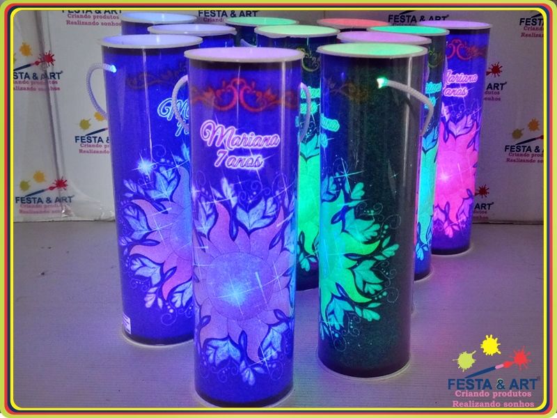 Luminária centro de mesa -  Rapunzel Enrolados