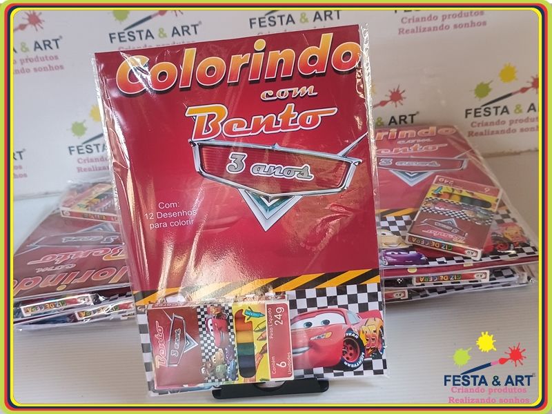 Revista de Colorir - Carros Disney