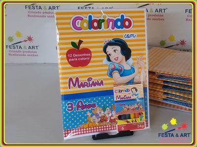 Revista de Colorir - Branca de Neve