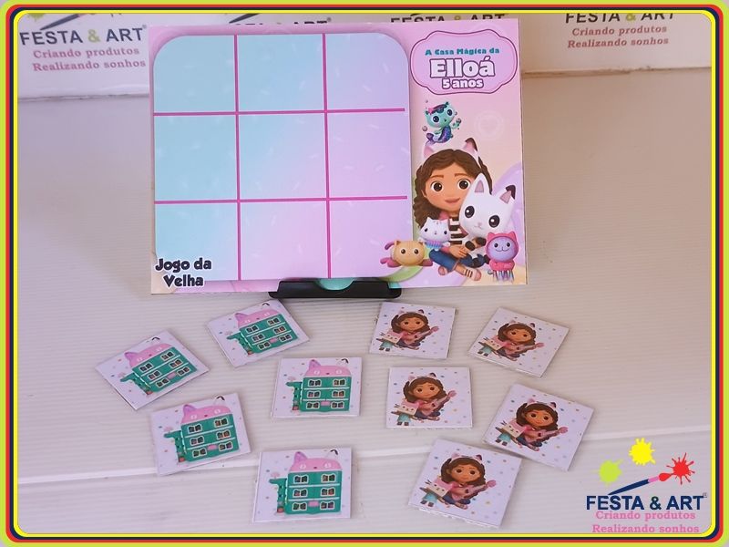 Jogo da Velha - A casa mágica da Gabi