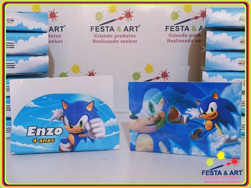 Porta Guardanapos - Sonic
