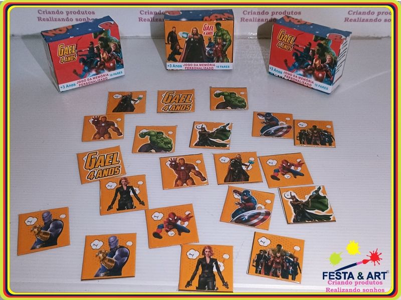 Jogo da Memória - Vingadores