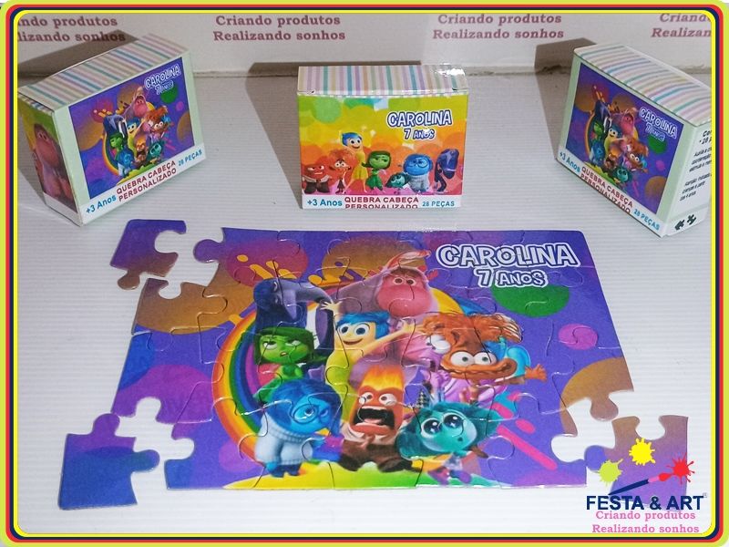 Quebra cabeça 28 peças - Divertidamente
