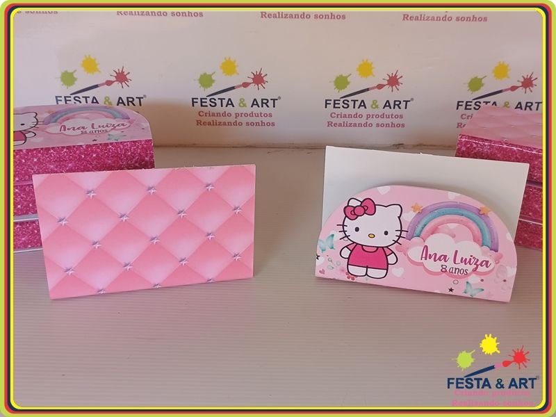 Porta Guardanapos - Hello Kitty