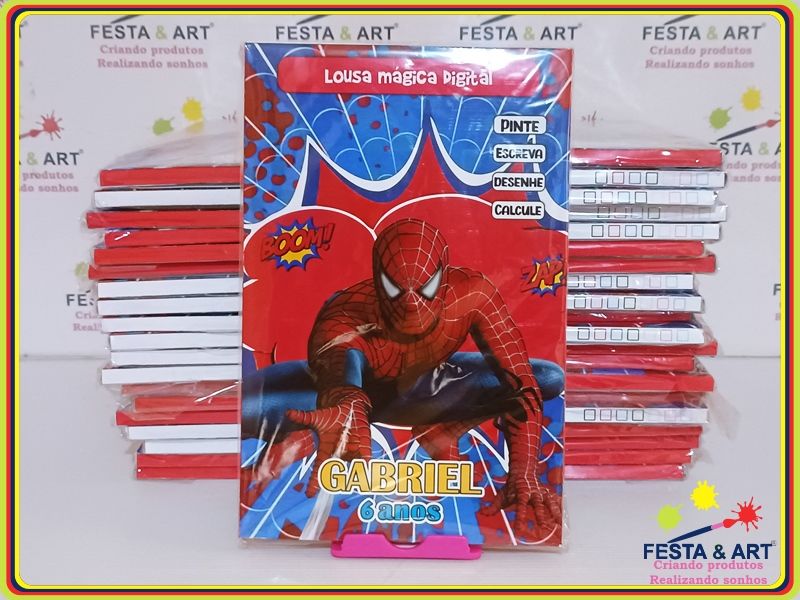 Caixa personalizada para lousa magica de 8 polegadas - Qualquer tema