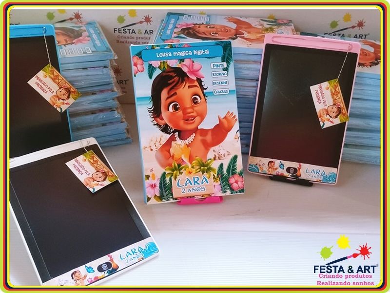 Lousa mágica digital personalizada -Moana