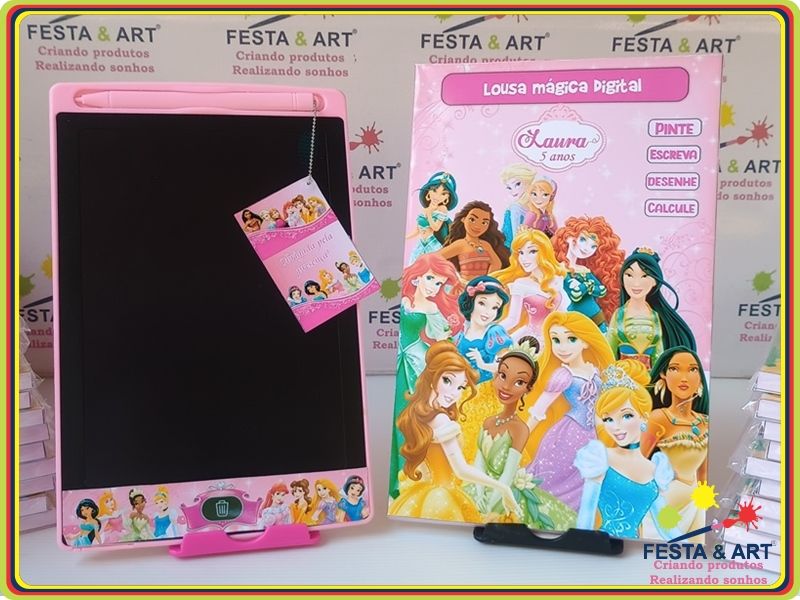 Lousa mágica digital personalizada -Princesas