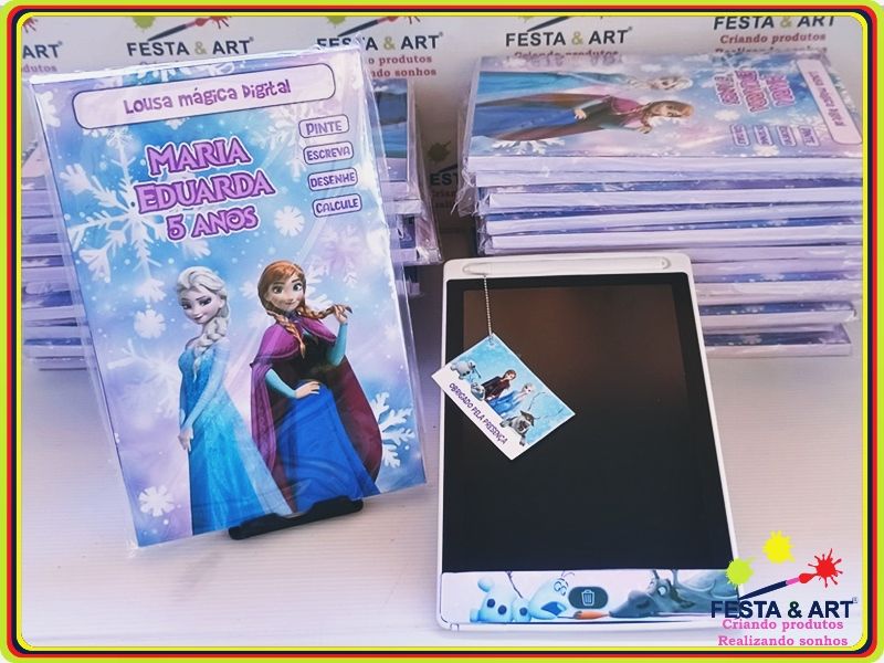 Lousa mágica digital personalizada - Frozen