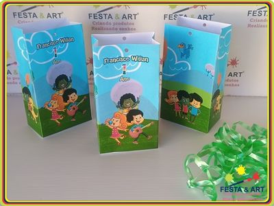Mini Sacola de Papel - 3 palavrinhas