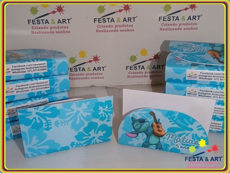 Porta Guardanapos - Stich