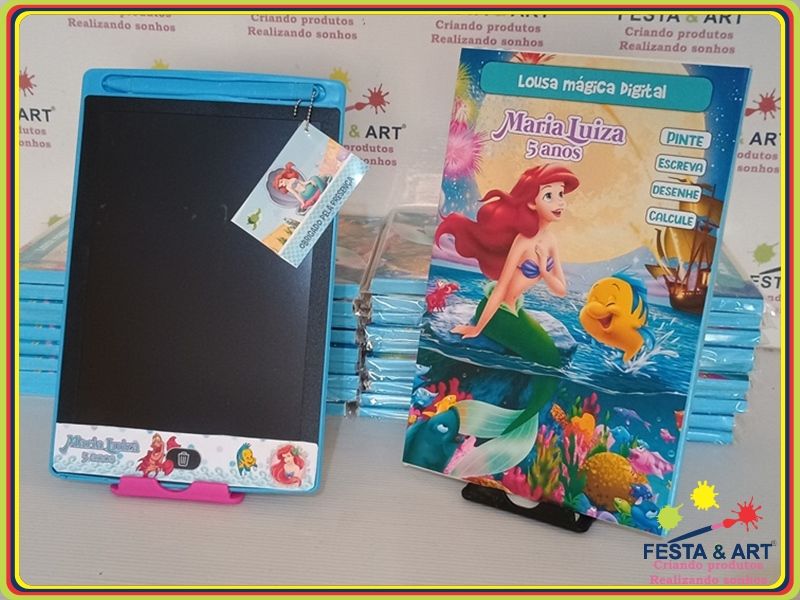 Lousa mágica digital personalizada - Sereia