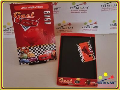 Lousa mágica digital personalizada - Carros