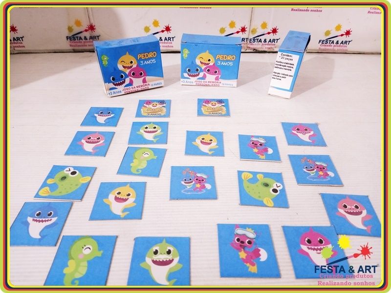 Jogo da Memória - Baby Shark