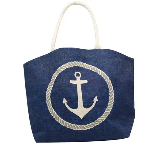 Tote - Blue Anchor