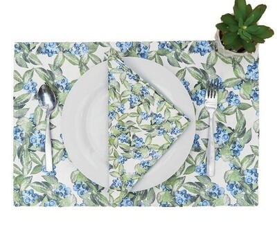 Lakeside Blueberry Napkin or Placemat