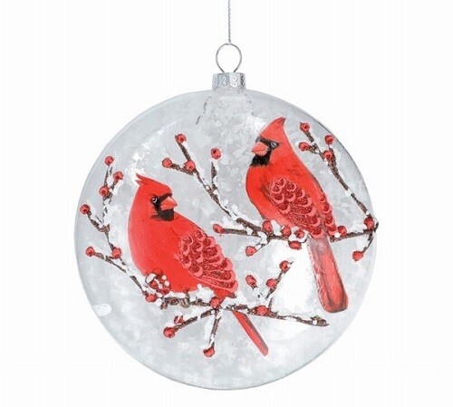 Ornament - Double Cardinal Disk