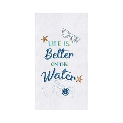 Tea Towel - Life is Better on the Water
