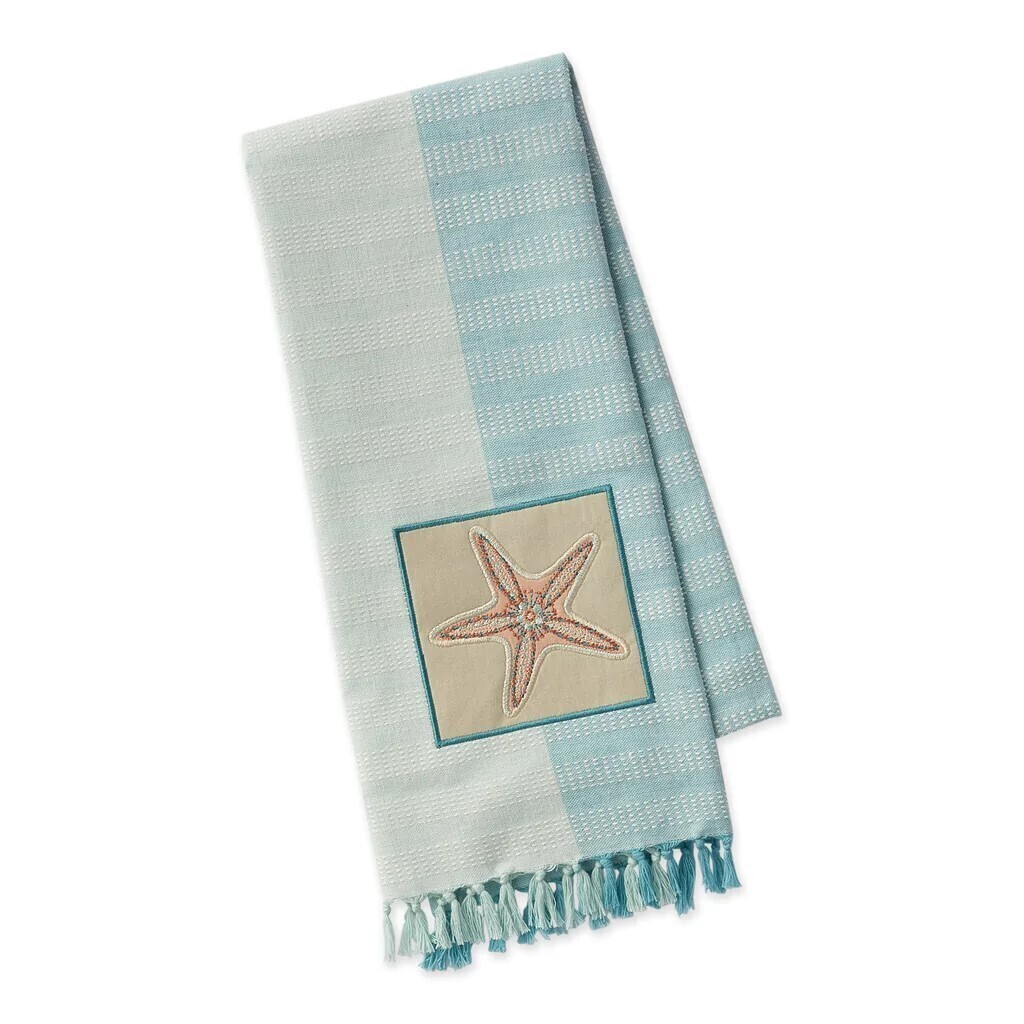 Tea Towel - Tassel Starfish