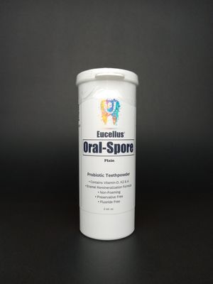Eucellus ORAL-SPORE Remineralizing Probiotic Toothpowder 2 oz.