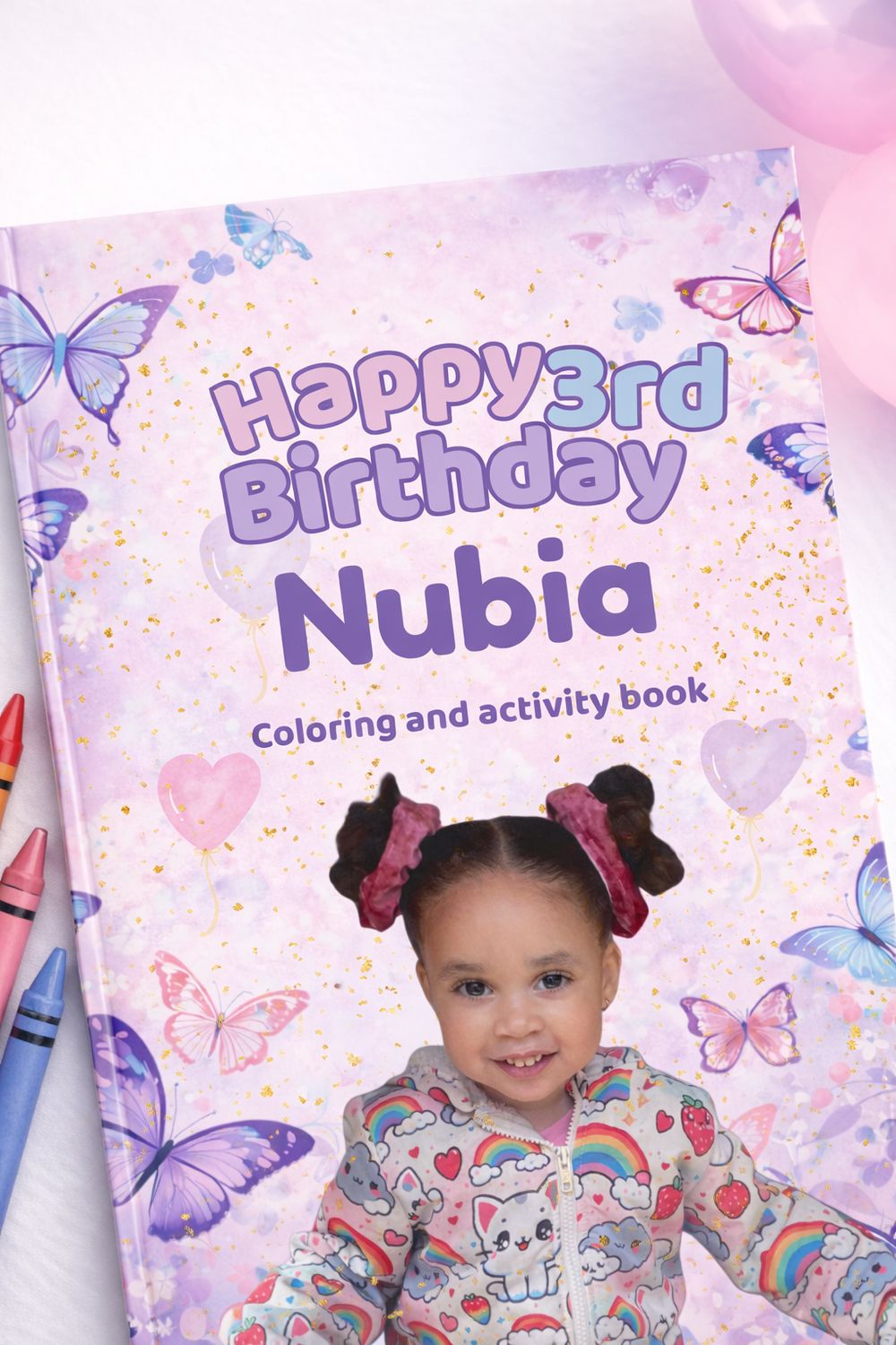 Personalized Butterfly Coloring &amp; Activity Book
