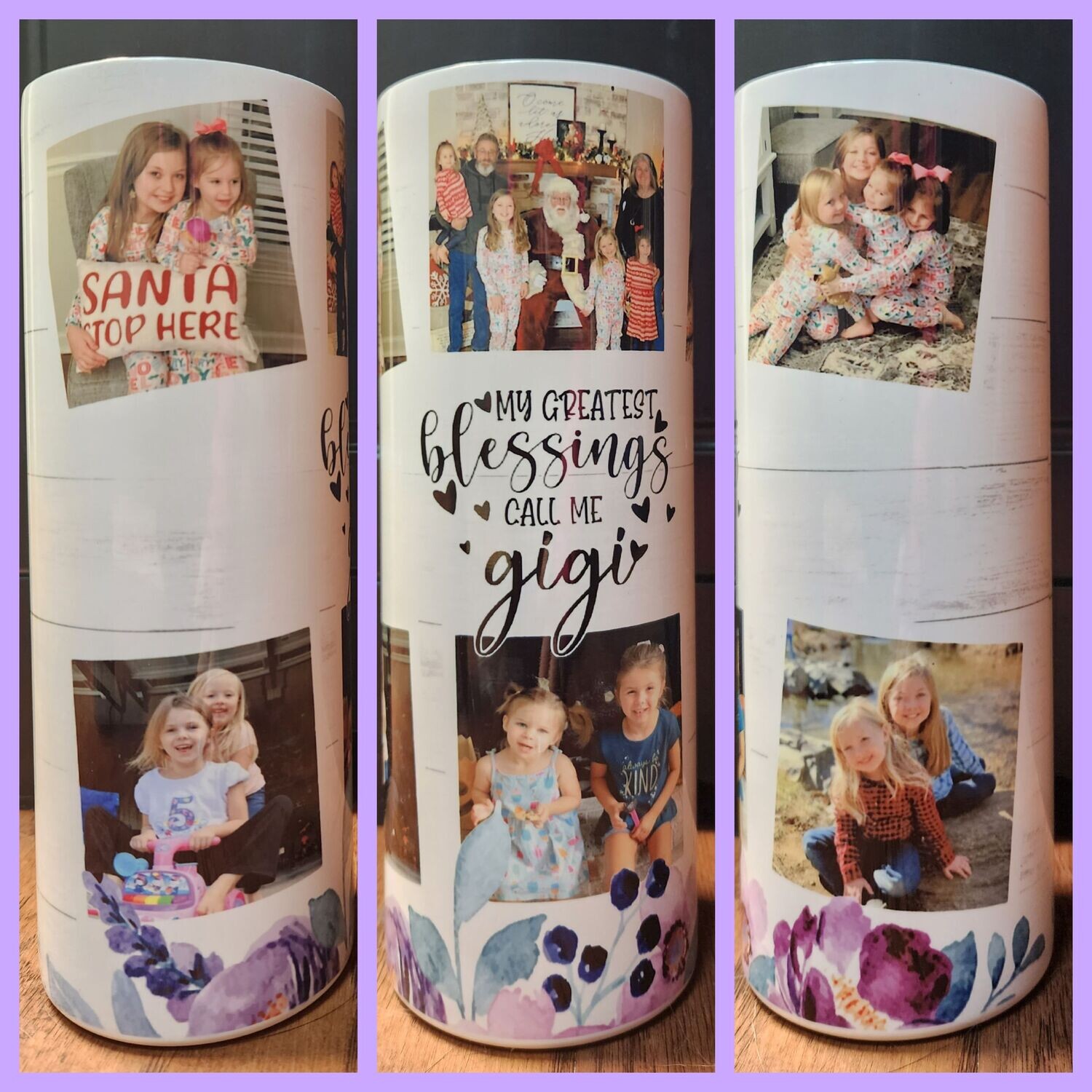 15oz/20oz/30oz GiGi Photo Tumbler w/ Straw