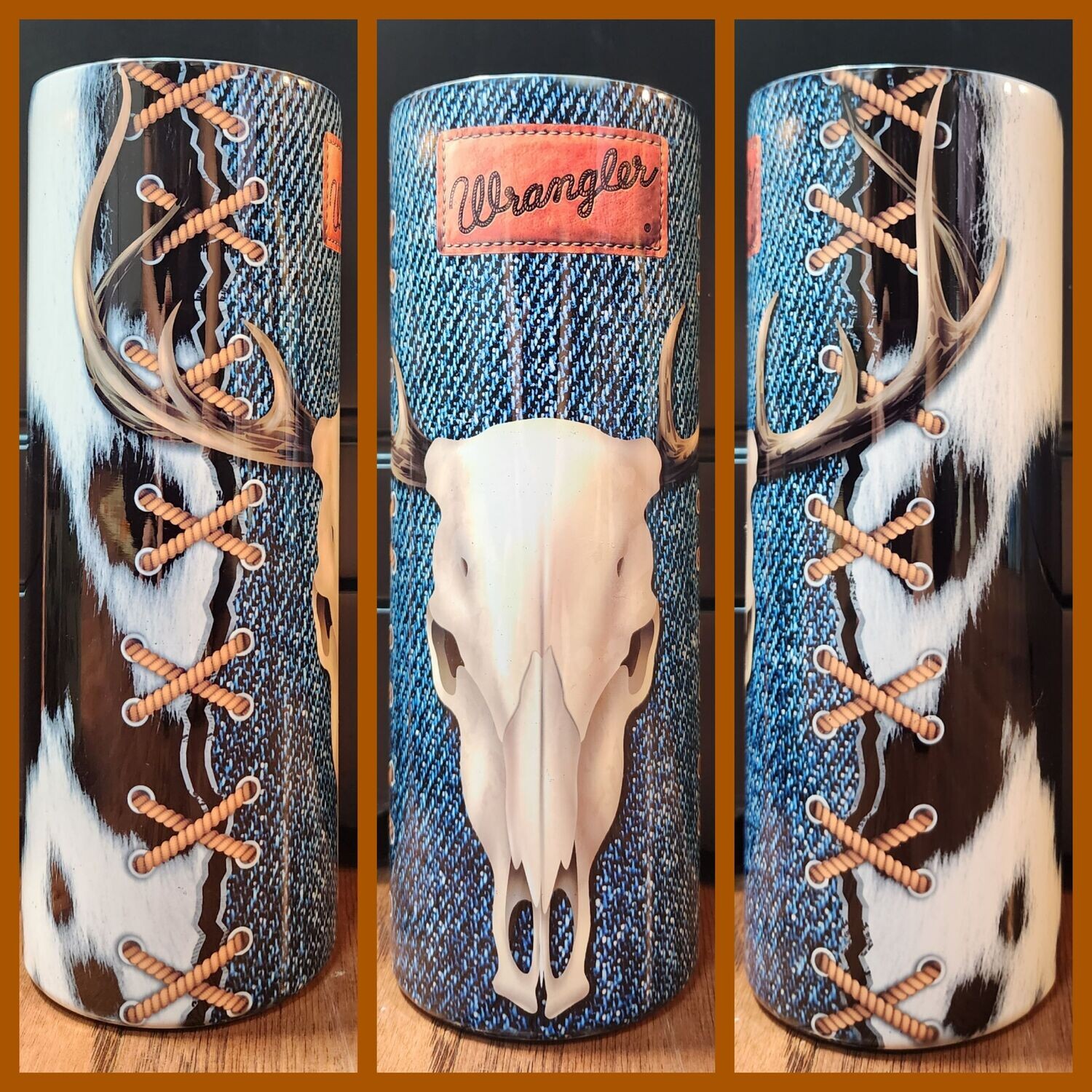 15oz/20oz/30oz Denim Tumbler w/ Straw
