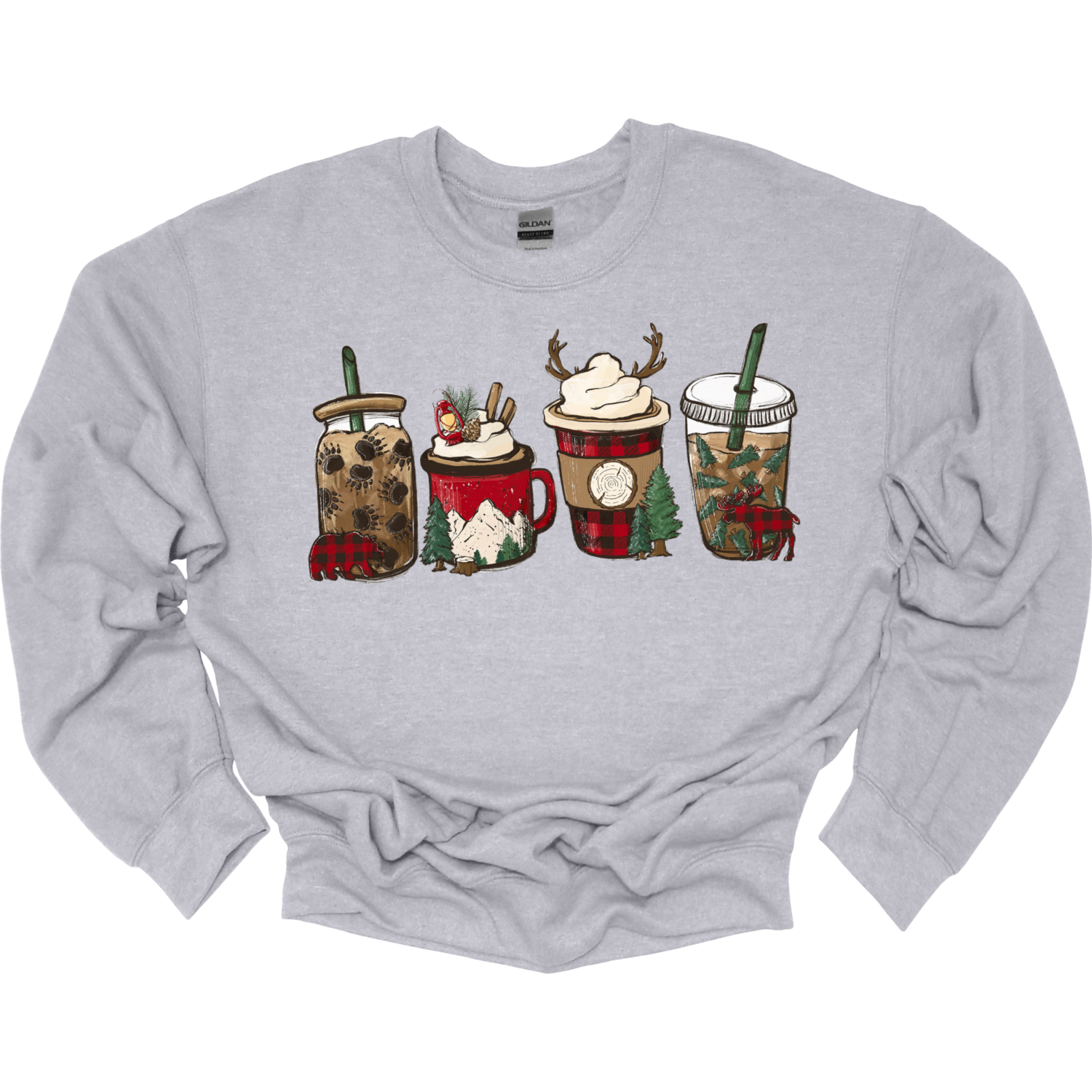 Christmas Coffee Crew Neck Sweatshirt